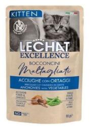 LECHAT exc. 100g kitten szardellával és zöldséggel szószban