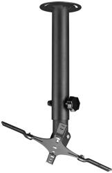 Everest Projektor Mennyezeti konzol - PRJ-288 (Dönthető. fekete, 30-60cm, 13kg teherbírás) (33012) - alarmtrade