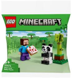 LEGO® Minecraft® - Steve and Baby Panda (30672) LEGO