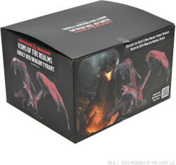 WizKids Dungeons & Dragons Icons of the Realms - Adult Red Dragon Tyrant Miniature (634482963210) Figurina