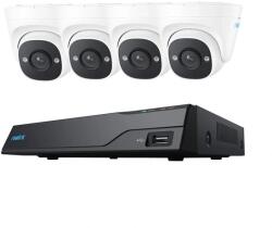 Reolink NVS8-5MD4 IP kamera Szett (5MP, 4x turret Kamera, 2TB HDDvel) (NVS8-5MD4)