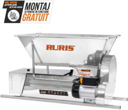 Ruris Zdrobitor electric de struguri cu desciorchinare RURIS HT300, cuva inox 75 L, 750W, 1600-1800 kg h (30000RHT25A)
