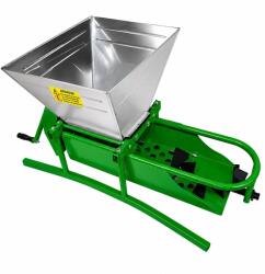Micul Fermier Zdrobitor manual de struguri cu desciorchinator Micul Fermier MF-ZD1005-G01, cuva inox 30 L, capacitate 200 kg h (MF-ZD1005-G01)