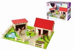 Simba Toys Ferma din lemn cu accesorii (4309) Figurina