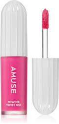 Amuse Cosmetics Powder Velvet Tint Ruj de buze lichid, de lunga durata cu efect matifiant culoare 08 Berry Pop 3.3 g