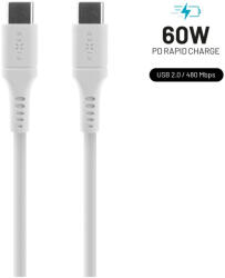 FIXED FIXDLS-CC2-WH USB 2.0 2 M USB C 4, 8 Gbit/s Fehér USB kábel (FIXDLS-CC2-WH)