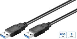 MicroConnect USB3.0AA5B USB 3.2 Gen 1 (3.1 Gen 1) 5 M USB A Fekete USB kábel (USB3.0AA5B)