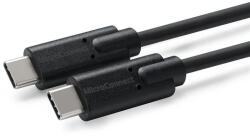 MicroConnect USB3.2CC1 USB 3.2 Gen 2x2 1 M USB C 100 W Fekete USB kábel (USB3.2CC1)
