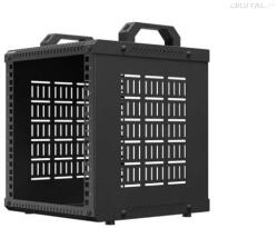 Lanberg OR10-2306-B 10" 6U 280x300 MAX: 60kg nyitott mini fekete rack szekrény (OR10-2306-B)