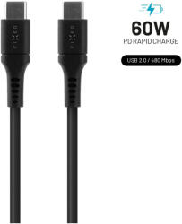 FIXED FIXDLS-CC12-BK USB 2.0 1, 2 M USB C 4, 8 Gbit/s Fekete USB kábel (FIXDLS-CC12-BK)