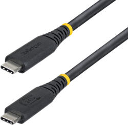 StarTech StarTech. com CC1M40GUSB4TP USB4 Gen 3x2 1 M USB C 40 Gbit/s 240 W Fekete USB kábel (CC1M40GUSB4TP)