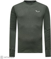 Salewa CRISTALLO WARM ALPINE MERINO póló, dark olive (M)