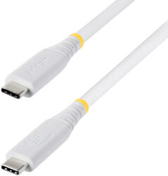 StarTech StarTech. com CC1M40GUSB4TPW USB4 Gen 3x2 1 M USB C 40 Gbit/s 240 W Fehér USB kábel (CC1M40GUSB4TPW)