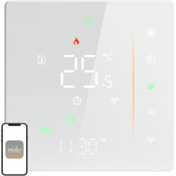 Moes WHT-006-GB-WH Wi-Fi-termosztát elektromos fűtéshez (fehér) (WHT-006-GB-WH-MS) - scom