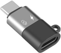 Puluz 8-pines - USB-C OTG adapter (fekete) (PU657B)