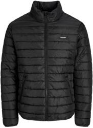 Jack & Jones Plus Jacheta matlasata barbati big sizes, fara gluga, Regular fit, JJELVIS, Negru, 6XL (12306169_000000_6XL)