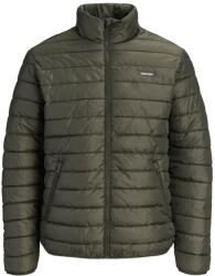 Jack & Jones Plus Jacheta matlasata barbati big sizes, fara gluga, Regular fit, JJELVIS, Verde inchis, 8XL (12306169_36362D_8XL)