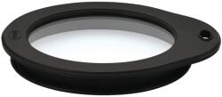 RÖSLE Capac de sticla ROSLE cu margine de silicon, 12 cm, transparent si negru (67852354)