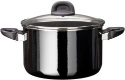 Silit Oala cu capac Silit Modesto, 24cm, 6.4L, Silargan, negru (99944166)