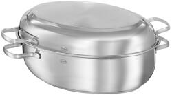 RÖSLE Tava ovala din otel inoxidabil ROSLE PUREELEMENTS, 26 cm, cu capac ceramic (10671691)