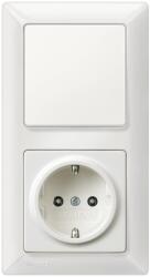 Siemens Set Complet Intrerupatoare si Prize SIEMENS - Titan Alb, 2-fach, Subtencuit (77101956)