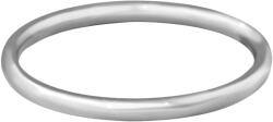 Troli Inel fin minimalist din oțel Silver 50 mm