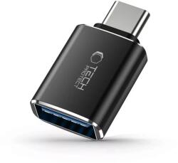 Tech-Protect USB-C apa - USB-A anya OTG adapter fekete