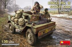 MiniArt Model asamblabil MiniArt Militar: Automobile - Vehicul blindat ușor britanic de recunoaștere Dingo Mk. III (MNA53088)