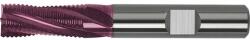FORMAT hosszú tömör keményfém finom-nagyoló maró DIN6527 TiAlN 12mm, négyélű (23931200)
