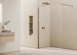 SanSwiss Paravan dus Ronal Easy D40 walk-in 100x200 cm cupru periat, sticla 8 mm (D401002707)