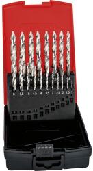 FORMAT HSS csigafúró készlet Step-Tip DIN338 1-10/0.5mm gőzkezelt (11651301)
