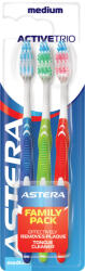 Astera Periuțe de dinți Active Trio, Medium, 3 buc