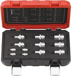 FORMAT dugókulcs imbusz készlet 1/4"+1/2" 12 részes (61260020)