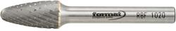 FORMAT keményfém turbómaró 10x20mm RBF (lekerekített ívelt forma), C fogazás (25800015)