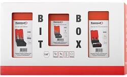 FORMAT Fémmegmunkáló készlet "BIT BOX"1/4" STB+ kúpsüllyesztő+kombi fúró 15 részes, HSS (11450001)
