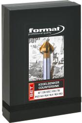 FORMAT Kúpos süllyesztő klt. TiN C alak 90 fok 6.3-20.5mm (14420013)