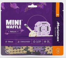 Marioinex Marioinex, Mini Waffle, Nature, Melc, cuburi de constructie, 50 de piese