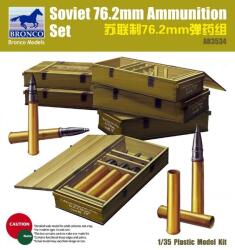 Bronco Models Model asamblabil Bronco Models Militar - Set muniție sovietică 76.2 mm (AB3534)