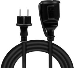 LogiLink Cablu de alimentare prelungitor, Schuko, 5m, 3x1.5mm2, 250V / 16A, black, Logilink "LPS102" (timbru verde 0.18 lei)