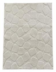 Heinner Covor, model in relief, stone, 200x300 crm (HR-STNRUG200-CRM) - cmcshop Covor
