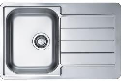 Alveus Chiuveta Bucatarie Cu O Cuva Alveus Line 80 Leinen, 79x50 Cm, Cu Picurator Pe Partea Stanga, Inox (1110142+1130550) Chiuveta
