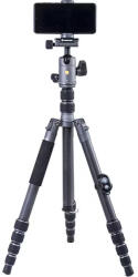 Vanguard Trepied foto-video pentru telefoane Vanguard VEO 3 GO 265HCB, Fibra carbon, Negru/Gri