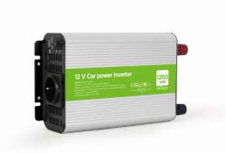 Gembird Invertor Energenie EG-PWC1200-01, cu sinusoida simulata, Inverter auto, 1200W, Schuko x 1, USB 5V 2.1A, baterie 10-16V (EG-PWC1200-01)