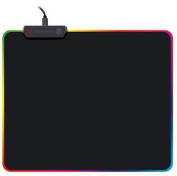 Platinet Mousepad Pro-Gaming VARR 44888, RGB Led Edge, rezistent la apa, 250x300x4mm, negru (OVMPLB) Mouse pad