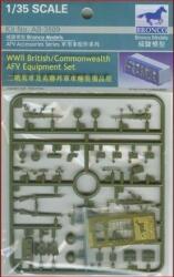 Bronco Models Model asamblabil Bronco Models Militar - Set echipament pentru AFV britanic din Al Doilea Război Mondial (AB3509)