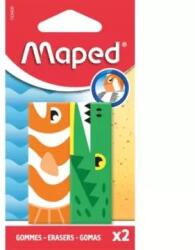 Maped Maped: Animals radír készlet - többféle, 2 db-os