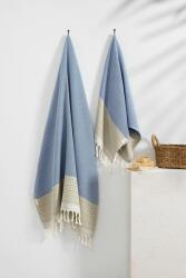 L'essential Maison L' essential Maison Fouta Set (2 Pieces) Blue Agora - Blue