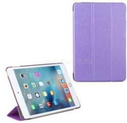 Gigapack IPAD 9.7 (2018) / 9.7 (2017) GIGAPACK Tok álló, bőr hatású aktív FLIP, textil minta, LILA (GP-70042) (GP-70042)