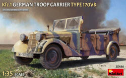 MiniArt Model asamblabil MiniArt Militar: Automobile - Vehicul militar ușor german Kfz. 1 Type 170VK (MNA35486)