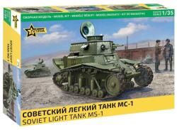 Zvezda Model asamblabil Zvezda Militar: Tancuri - Tanc ușor sovietic MS-1 (ZVE3716)
